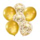 thumbnail image 5 of 6 Piezas 12 Pulgadas Globos De Látex Metálico Lentejuelas Globos Decoración De Fiesta De Navidad Dorado, 5 of 5