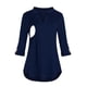 thumbnail image 1 of Polera Lactancia Maternidad Camisa Manga Larga azul marino S, 1 of 8
