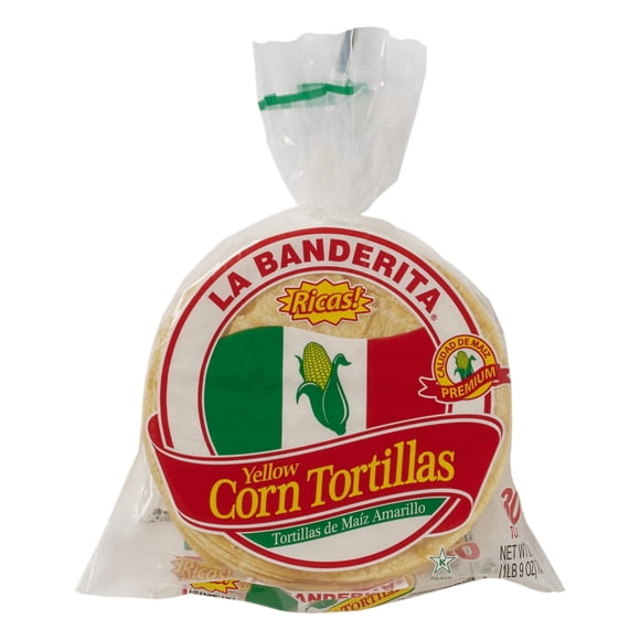 Tortillas Maíz Amarillo La Banderita 705 g