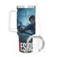 thumbnail image 3 of Resident Evil Vaso aislado de acero inoxidable con asa, diseño temático, regalo para familia, amigos y fans; incluye pajita y encaja en el portavasos estándar, 40 oz, 3 of 6
