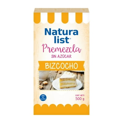 Premezcla Polvo Bizcocho Caja 500 G Naturalist