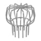 thumbnail image 4 of Filtro de protección para canalones, colador de desagüe, bajante de lluvia, antiobstrucción, cubierta de desagüe de techo exterior, protector de canalones, limpiador 3 pulgadas, 4 of 5