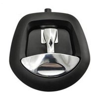 Magideal - Cerradura De Caja De Herramientas Para Camión, Manija De Repuesto, Cerradura De Compartimento Para Rv, Pestillo De Puerta De Remolque Fácil De Usar Pa Plata Y Negro