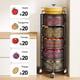 thumbnail image 4 of Cesta giratoria SNTD de 5 niveles para frutas y verduras, 4 of 8