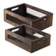 thumbnail image 2 of Cestas De Almacenamiento De 2 Piezas Organizador De Madera De Bandeja Para Escritorio De Escritorio De Restaurante, 2 of 5