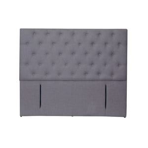 Latam Home - Respaldo Florencia Lino Gris Oscuro King
