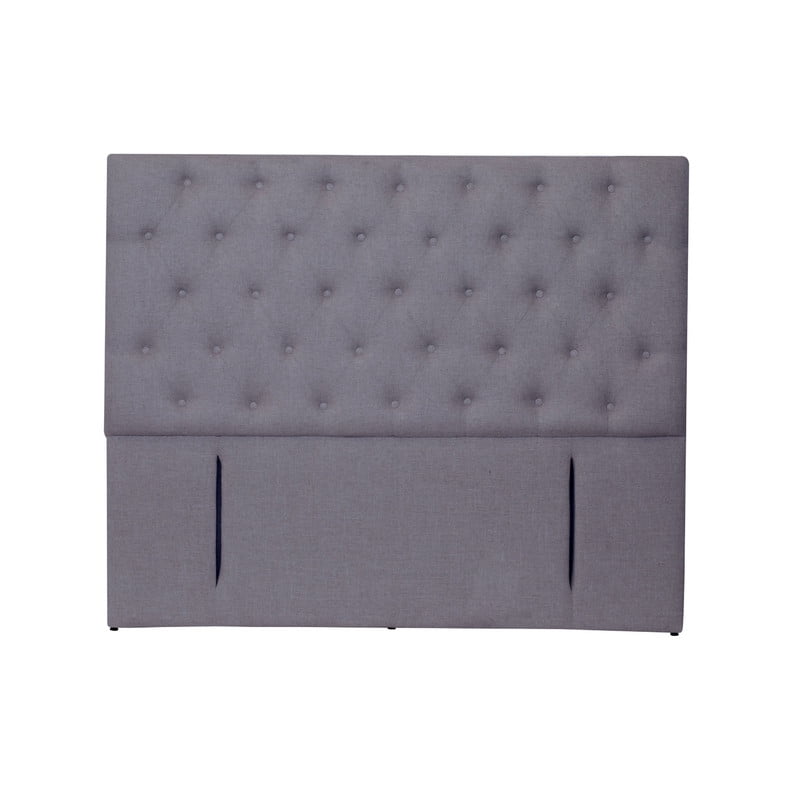 Latam Home - Respaldo Florencia Lino Gris Oscuro King