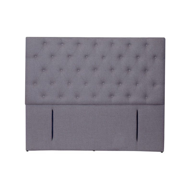 Latam Home - Respaldo Florencia Lino Gris Oscuro 2 Plazas