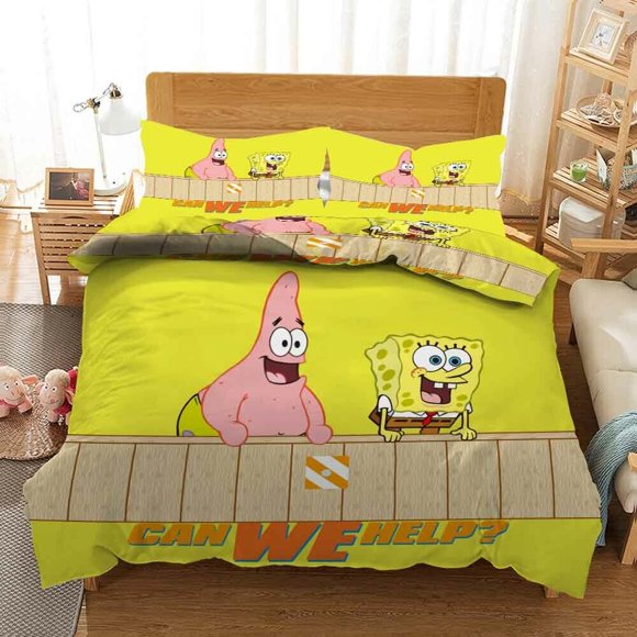 Relaxation Tension Duvet Quilt Covers Pillow Case Bedding Sets3-Piece Bedding Set (1 Duvet Cover + 2 Pillow Shams)