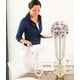 thumbnail image 3 of Florero Decorativo Alto Soporte Flores Centro Mesa 82cm Jhn, 3 of 3