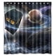 thumbnail image 1 of Cortina de ducha de Doctor Who "Box in the Space" con ganchos (167 x 183 cm), 1 of 3