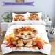 thumbnail image 1 of Set of 3 Adorable Lion Print Covers Featuring Ultra-Soft Breathable And Cozy Bedding with a Chic Design Perfect for Decorating Bedrooms And Guest Rooms Includin, 1 of 1