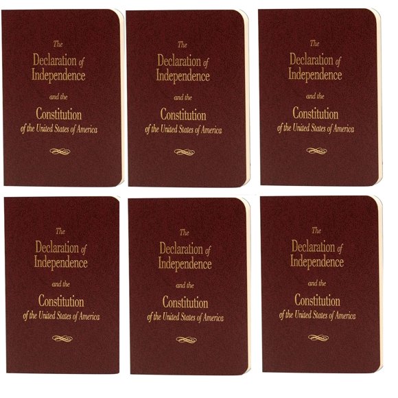 Libro Instituto Cato Constitución de Estados Unidos 9x13 cm Paquete de 6