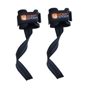 Magideal - 2 Muñequeras Para Levantamiento De Pesas, Correas De Levantamiento De Pesas Para Gimnasio, Muñequeras Para Levantamiento De Peso Muerto Negro