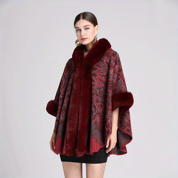 25.60"X64.96" Imitation Rabbit Fur Shawl Scarf Collar Imitation Cashmere Cloak Winter Cold And Warm Shawl Wrap