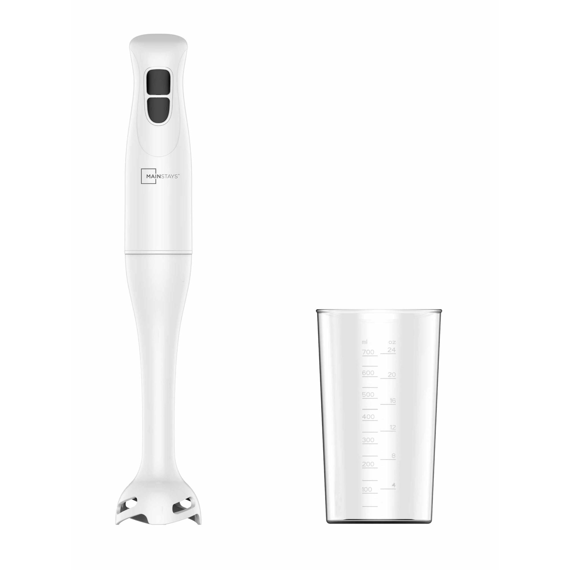 Mainstays - Minipimer Plástica Hb5030 Blanco Y Negro