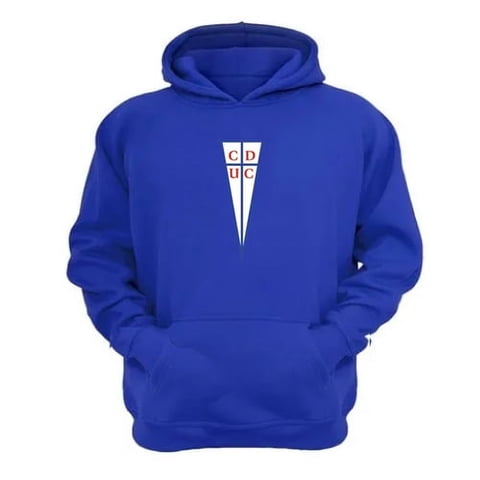 Genérico - Polerón Canguro U Católica Azul Talla M Unisex