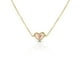 thumbnail image 1 of Pulsera Kendra Scott Ari Corazón Baño de Oro 14k Rosa, 1 of 2