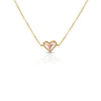 Pulsera Kendra Scott Ari Corazón Baño De Oro 14K Rosa