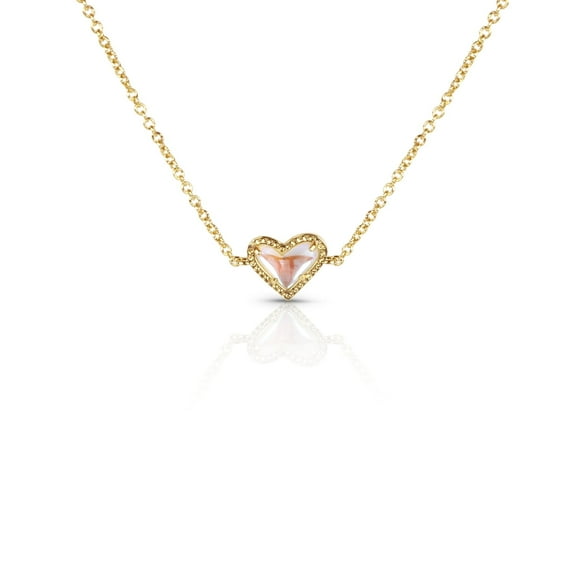 Pulsera Kendra Scott Ari Corazón Baño de Oro 14k Rosa