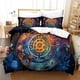 thumbnail image 2 of Juegos de funda nórdica Astrolabe - 3D, funda nórdica con los doce signos del zodiaco, juego de ropa de cama de 3 piezas para niños y niñas con cremallera., 2 of 3