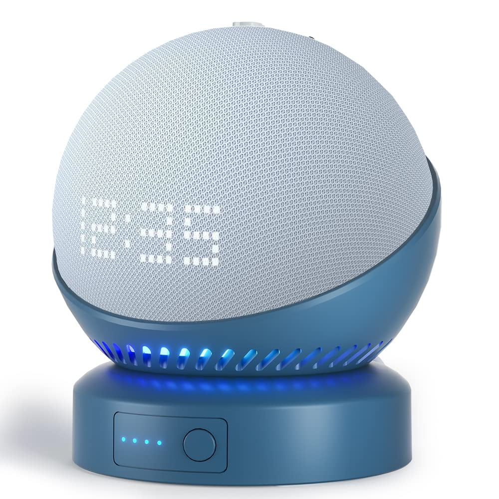 Liboer - Base De Batería Para Echo Dot 5ª Generación Y Homepod Mini Con 5200 Mah