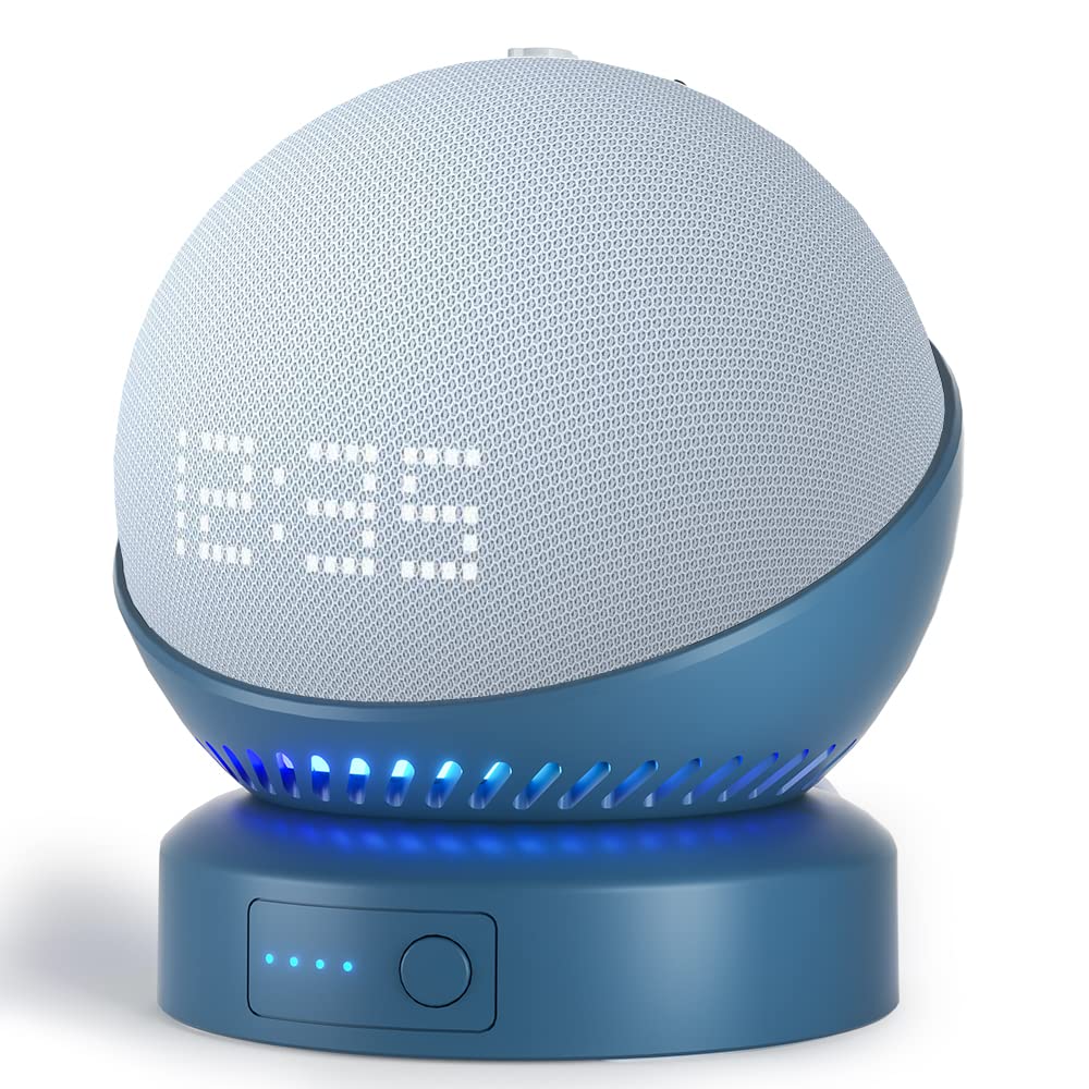 Liboer - Base De Batería Para Echo Dot 5ª Generación Y Homepod Mini Con 5200 Mah
