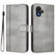 thumbnail image 1 of Funda Cartera para TCL K70 SE Protección 360° con Ranuras para Tarjetas y Soporte Gris, 1 of 6