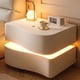 thumbnail image 2 of Velador Doble Cajón Con Luz Led Crema, 2 of 10