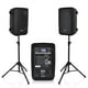 thumbnail image 1 of Paquete de altavoces PA y mezclador DJ Pyle PPHP28AMX 300 W Bluetooth, 1 of 3