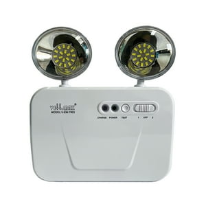 Vellmax - Lámpara Emergencia Led Doble Foco 2X3W Sec
