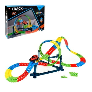 Pista De Carreras Ansaldo 236 Piezas Antigravedad Con Auto