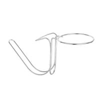 Bothyi - Soporte Para Cubo De Hielo De Escritorio, Soporte Para Cubo De Champán Para Cocinar, Acampar Al Aire Libre, Plateado, 43,5X18Cm