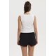 thumbnail image 3 of Polera Mujer Escote Cuadrado Recogido Blanco, 3 of 4
