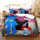 thumbnail image 1 of Sundrop FNAF Cartoon Print Quilt Duvet Cover Set Bed Linen Double3-Piece Bedding Set, 1 of 5