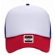 thumbnail image 2 of GORRA Alldayshirts 5 paneles de malla estilo camionero Rojo/Blanco/Royal, 2 of 3