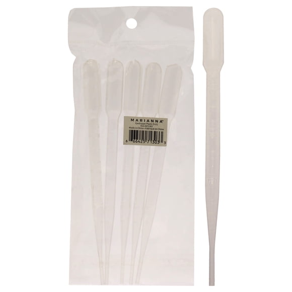 Gotero Marianna Transparente Paquete De 5 Unisex