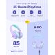 thumbnail image 4 of Auriculares Bluetooth iClever BTH12 para niños con luces LED morados, 4 of 7