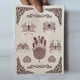 thumbnail image 1 of 1 sheet Waterproof and Sweatproof Temporary Tattoo Sticker for Women - Lace Hollow Pattern Design, 1 of 3