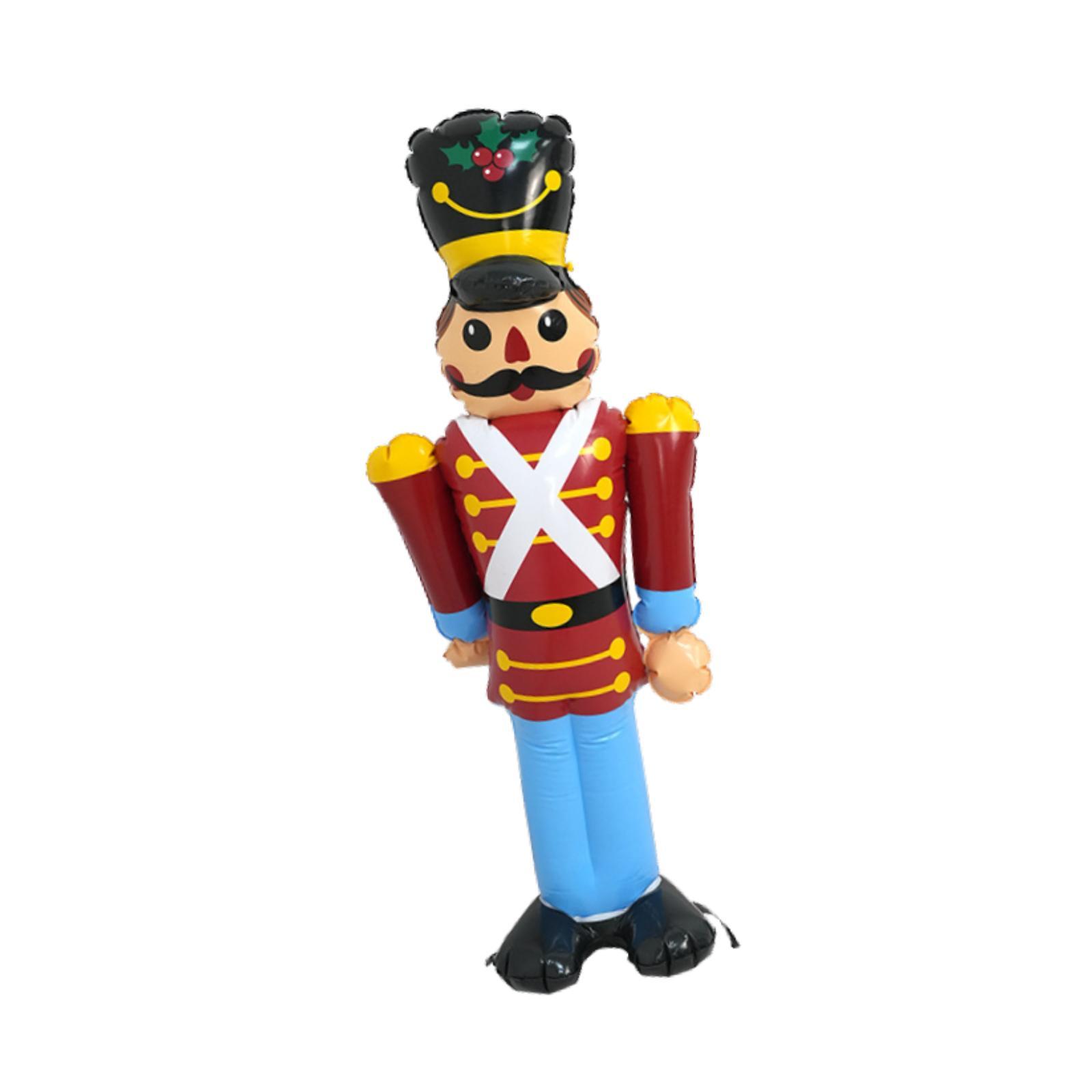 Magideal - Inflables Navideños Inflables Decoración Navideña Resistente A La Intemperie Estatua Divertida Decoración De Patio Para Fiestas Navideñas En El Patio Centinela