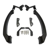 Ioensy - 1 Par De Barras De Agarre Para Pasajeros De Motocicleta Para Yamaha Mt-07 Fz-07 2013-2016 Negro