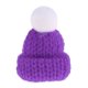 thumbnail image 3 of 1/12 Escala Casa De Mu?ecas Escena En Miniatura Beanie Hat Skate Cap Decoración Púrpura, 3 of 3