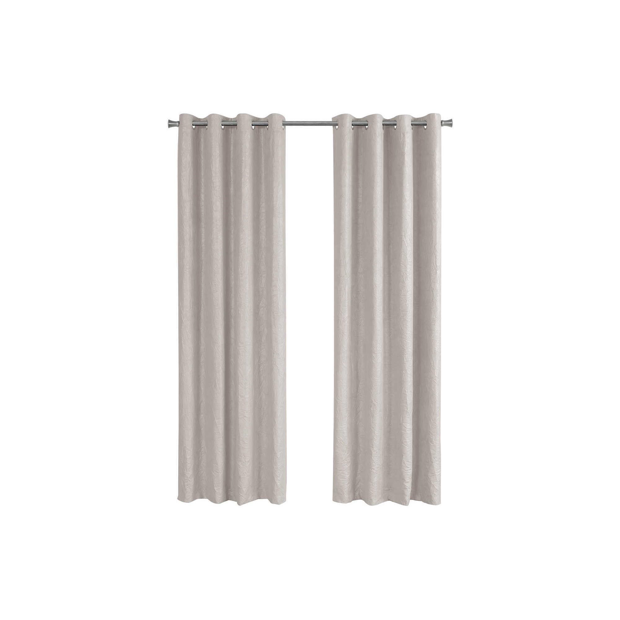 Panel De Cortina Monarch Specialties Room Darkening 84h Ivory