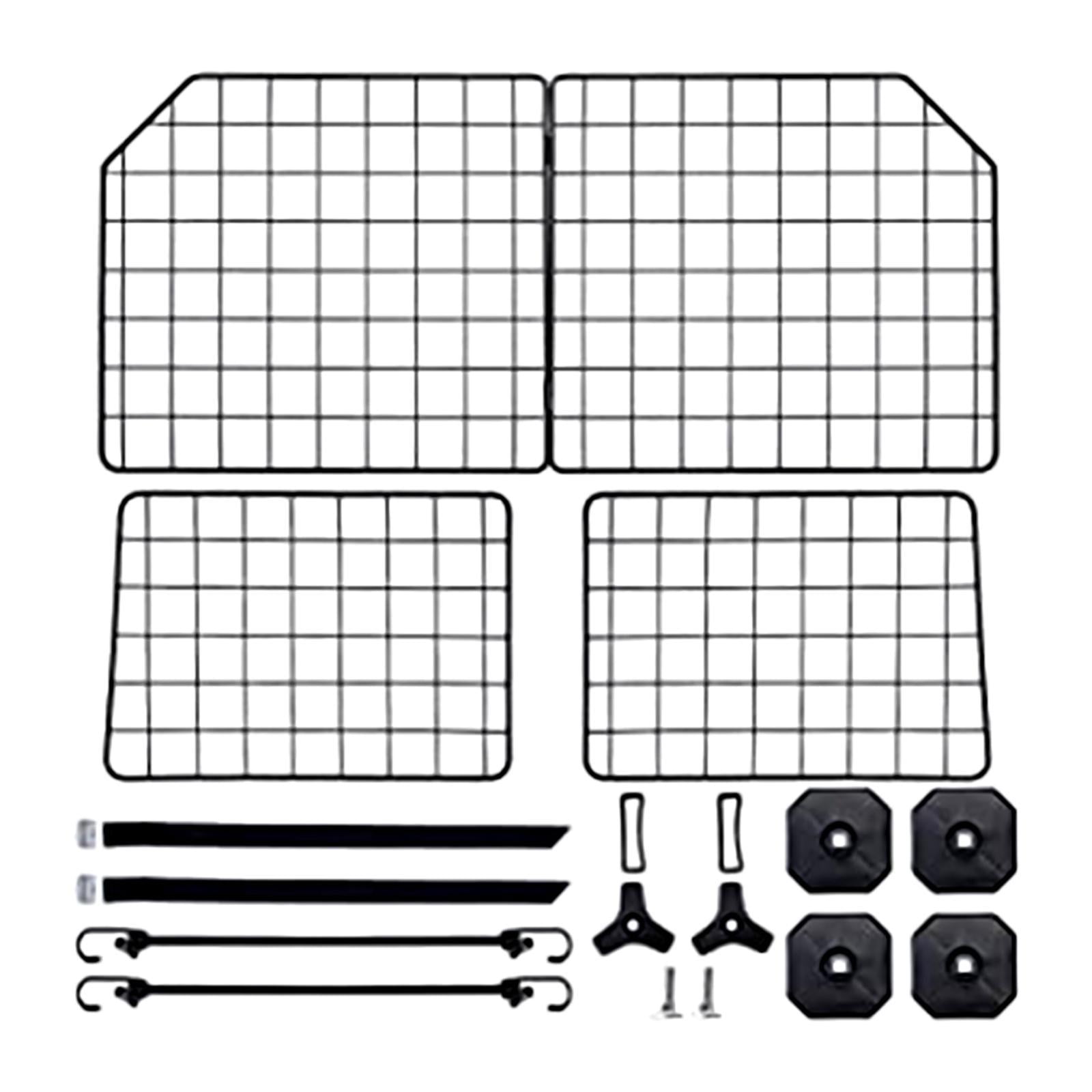 Ioensy - Barrera Para Coche Para Perros, Puerta Para Vehículos, Accesorios De Viaje Resistentes, Barandilla Para Perros