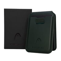 Billetera Tarjetero Magnético Vantage Premium Verde Head