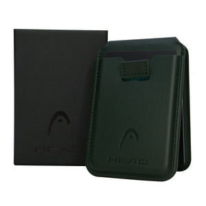 Billetera Tarjetero Magnético Vantage Premium Verde Head