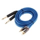 thumbnail image 2 of enchufe dual de 6.35mm 1 / 4inch al cable de audio de conector macho rca dual 2 metros, 2 of 5