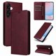 thumbnail image 5 of Funda Cartera para Samsung Galaxy A56 5G con Ranuras Tarjetas y Soporte - Protección Completa Rojo, 5 of 5