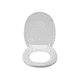 thumbnail image 2 of Tapa Baño Wc Asiento Inodoro Redondo Universal 6x36x42 Cm Blanco, 2 of 3