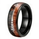 thumbnail image 2 of 1pc Stylish and Durable Viking Wood Inlay Titanium Steel Wedding Ring for Men and Women, 2 of 5